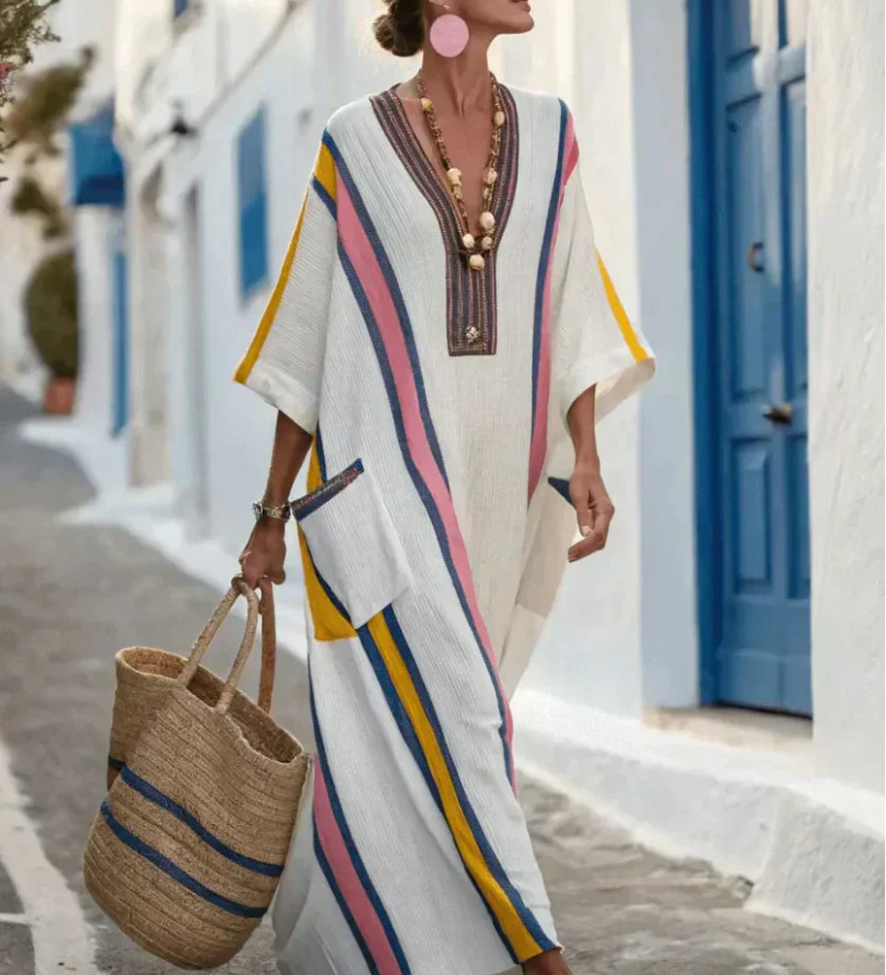Noemi - Vestido Maxi Elegante de Verão