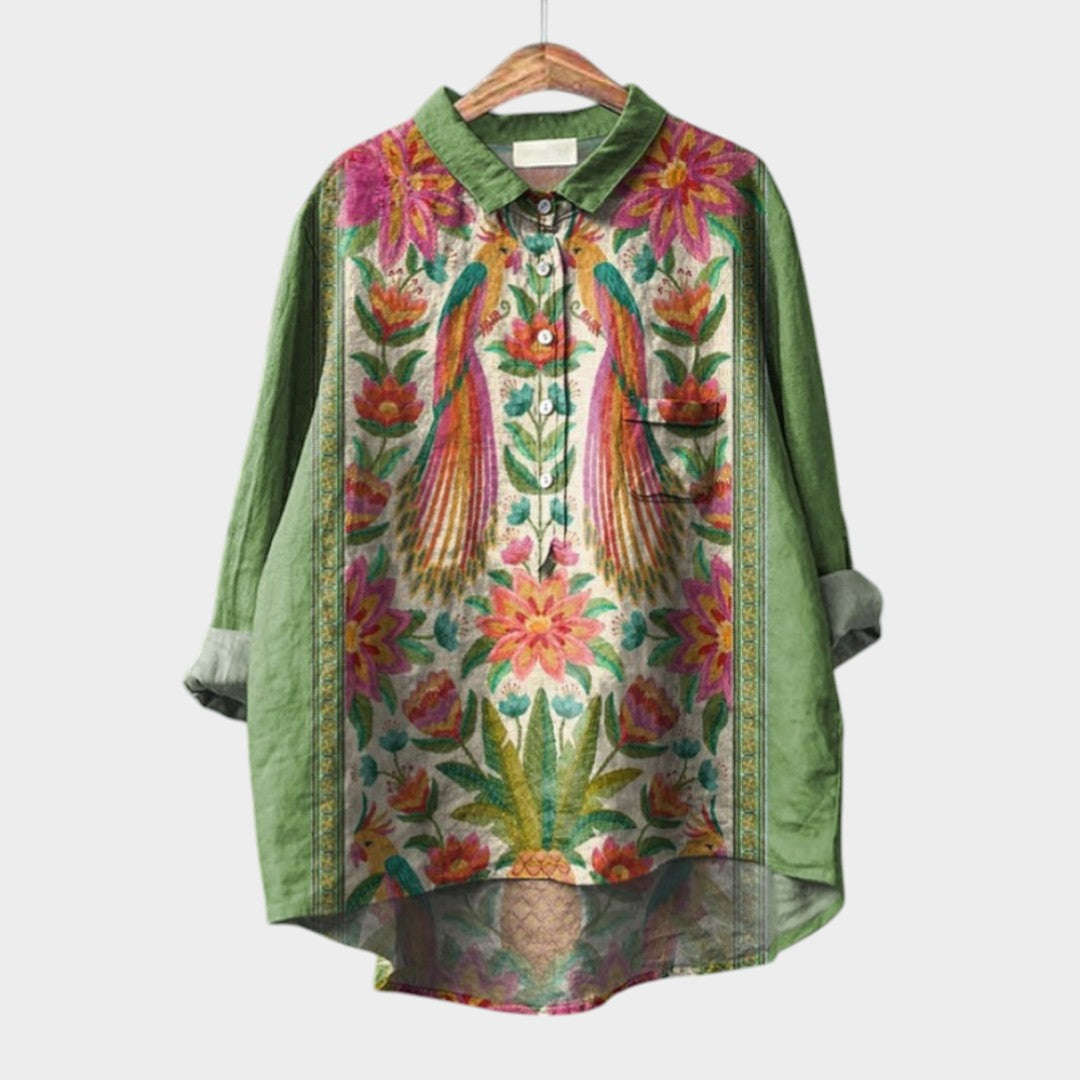 Elara - Blusa elegante Verão