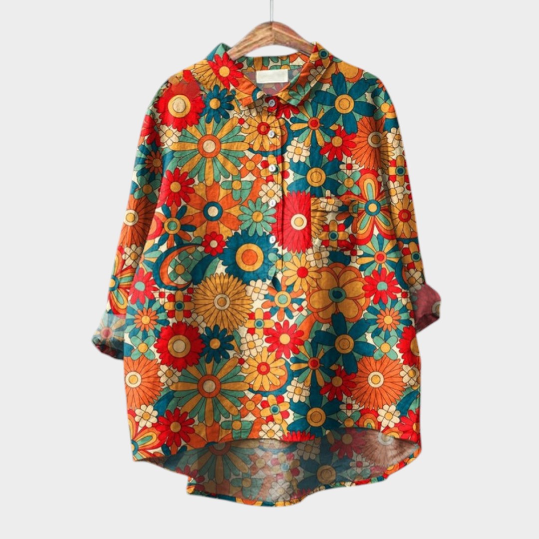 Elara - Blusa elegante Verão