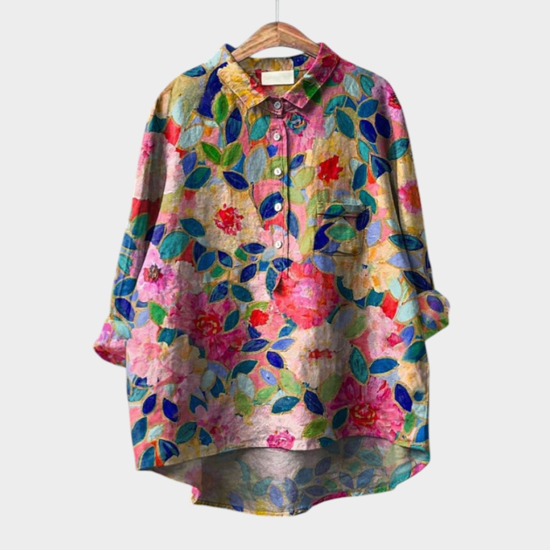 Elara - Blusa elegante Verão
