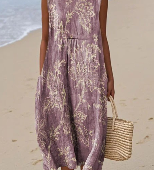Vietnam | Vestido de Algodão Elegante