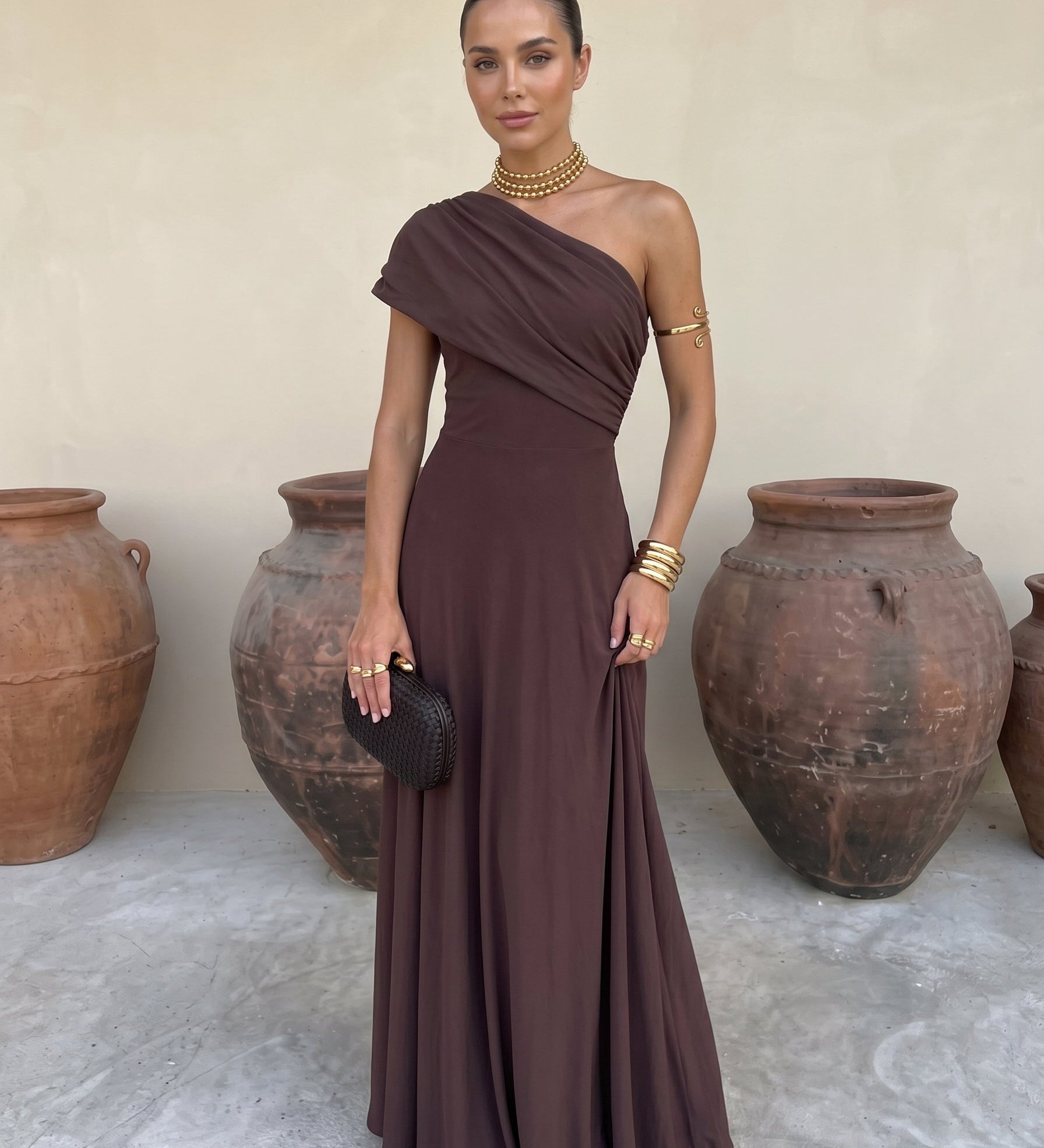 Silves - Vestido Longo Toledo Terracota
