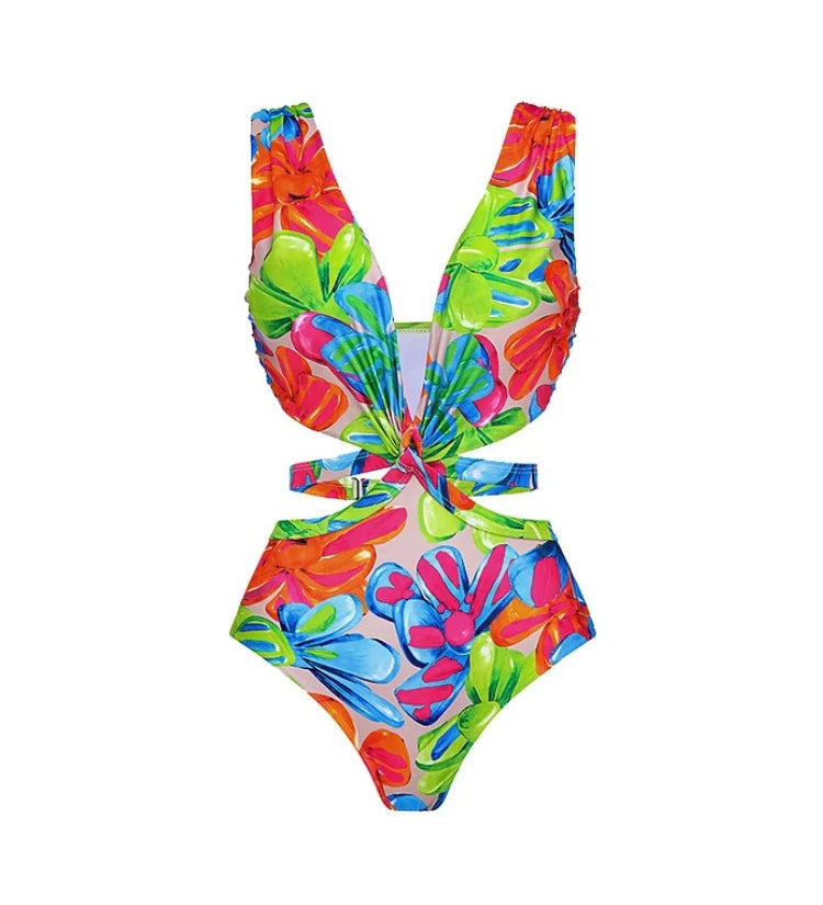 Printed Swimsuit Set for Women