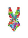 Deep V Swimsuit / S