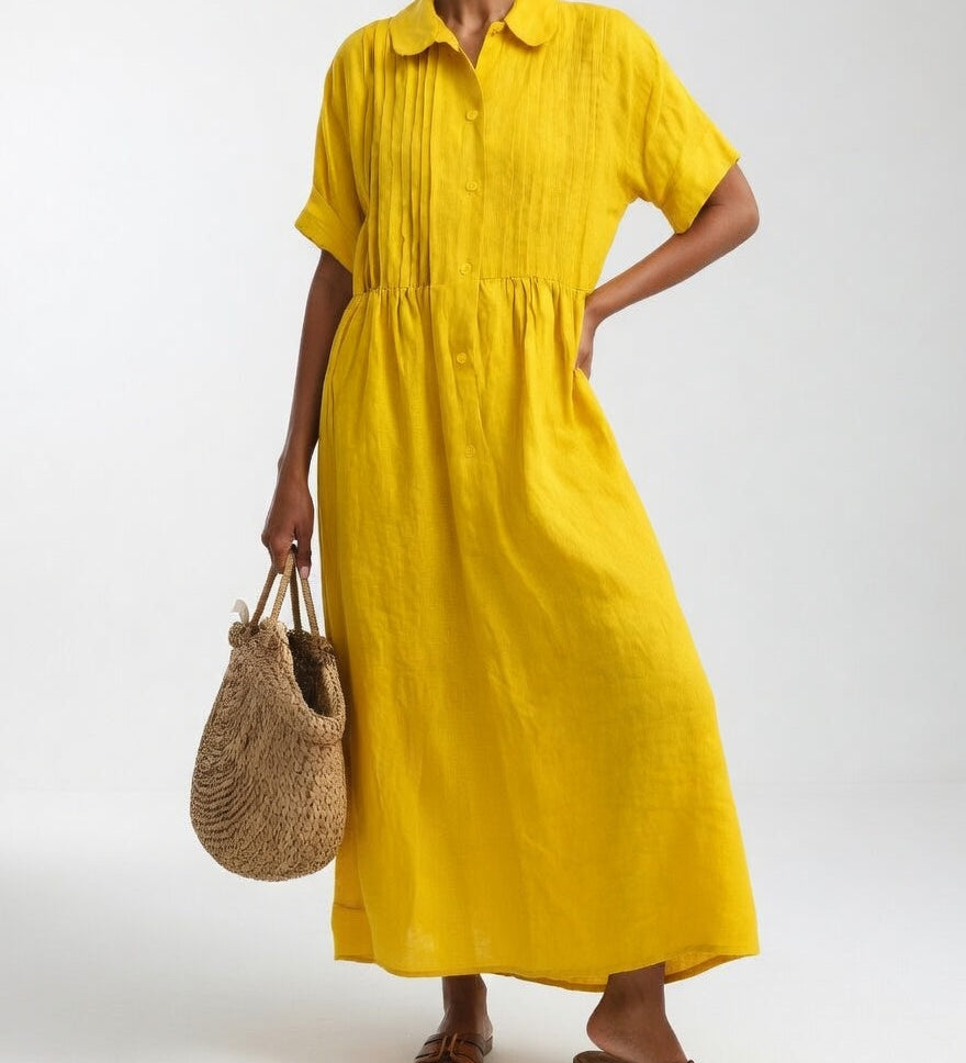 Salina - Vestido camisa fluido de verão