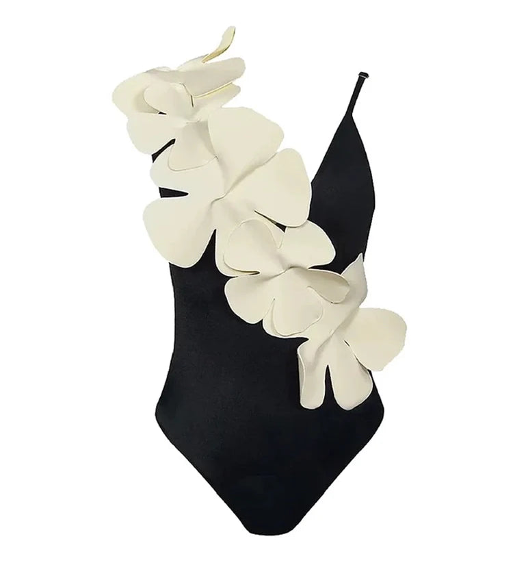 Tie Fresh Floral Swimsuit Set