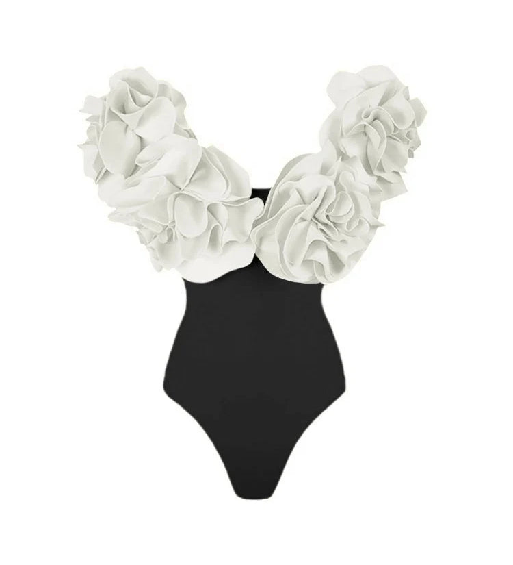 Strapless Solid Color Luxe One-Piece