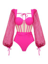 Mesh Swimsuit / S