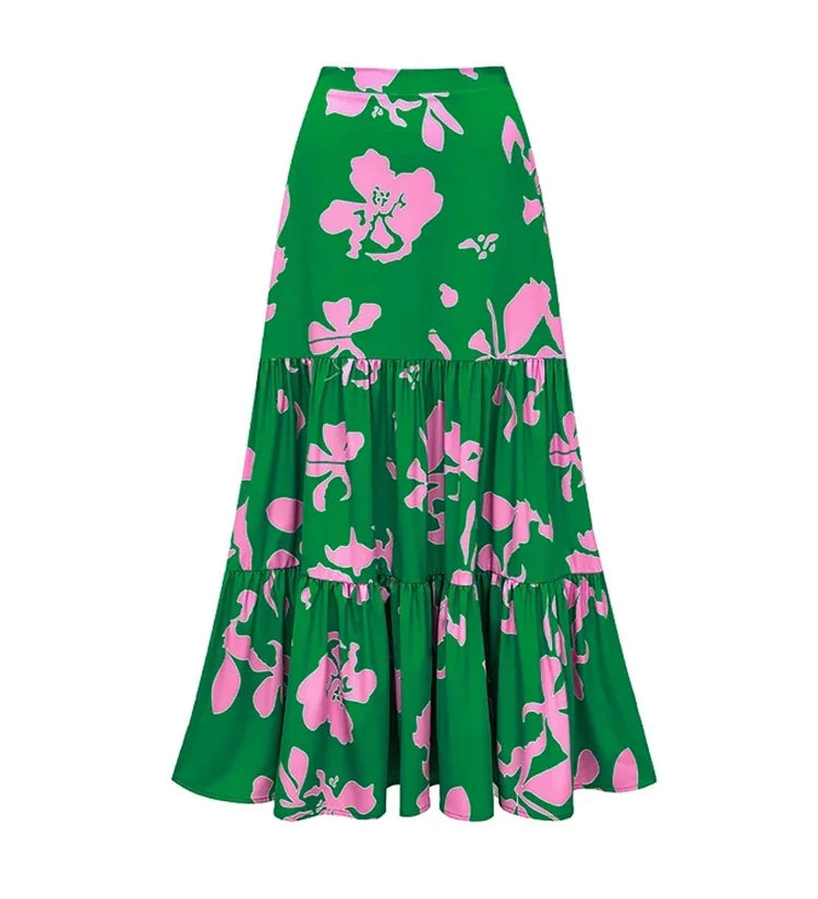 Floral Print Resort Swimsuit Set