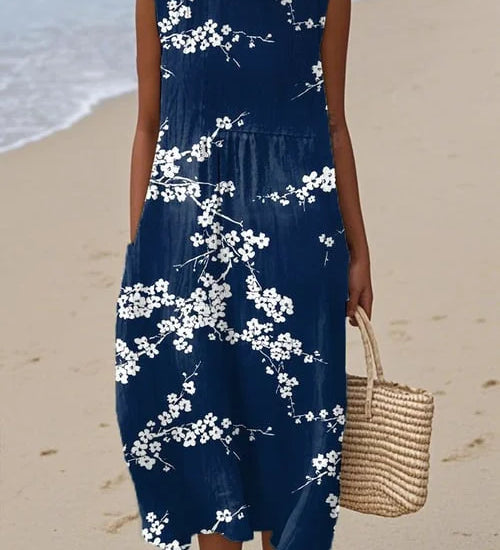 Tânia - Vestido Fino Floral