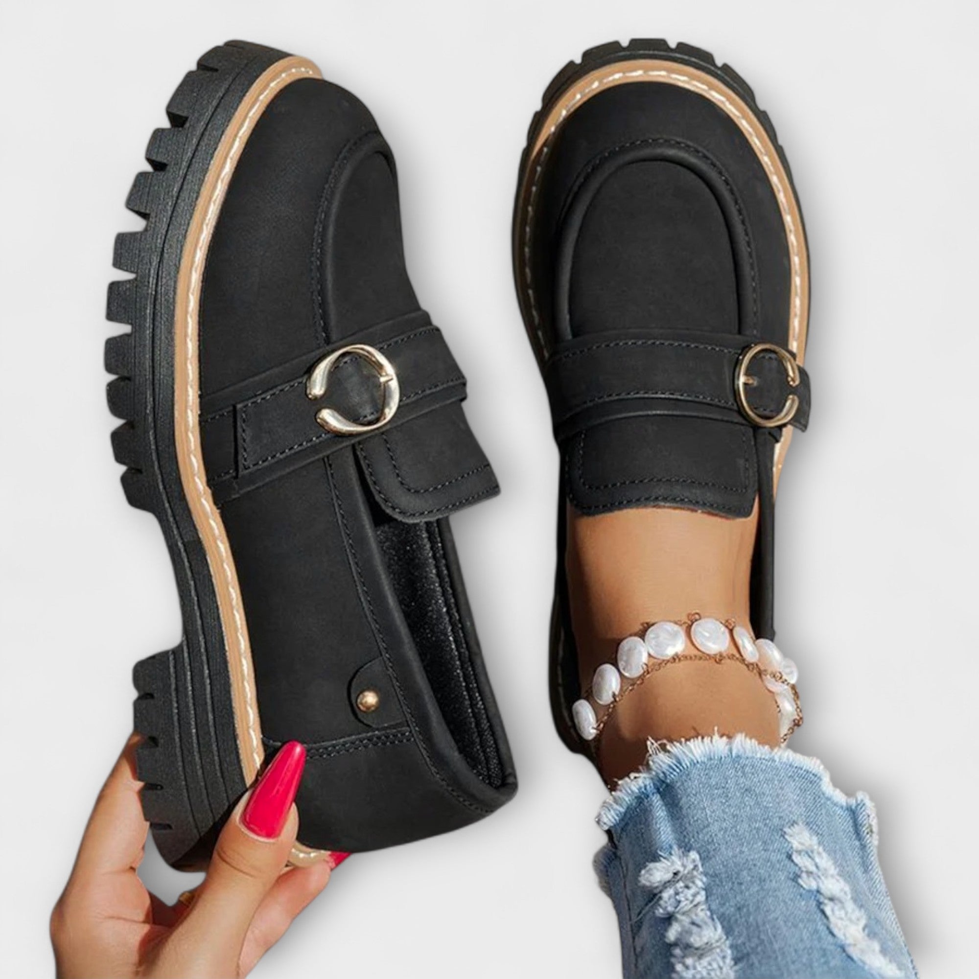 Vera - Mocassims Casual à Bout Rond