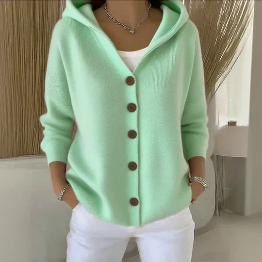 Sílvia - Cardigan com Capuz