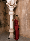 XS / Bordéus vermelho