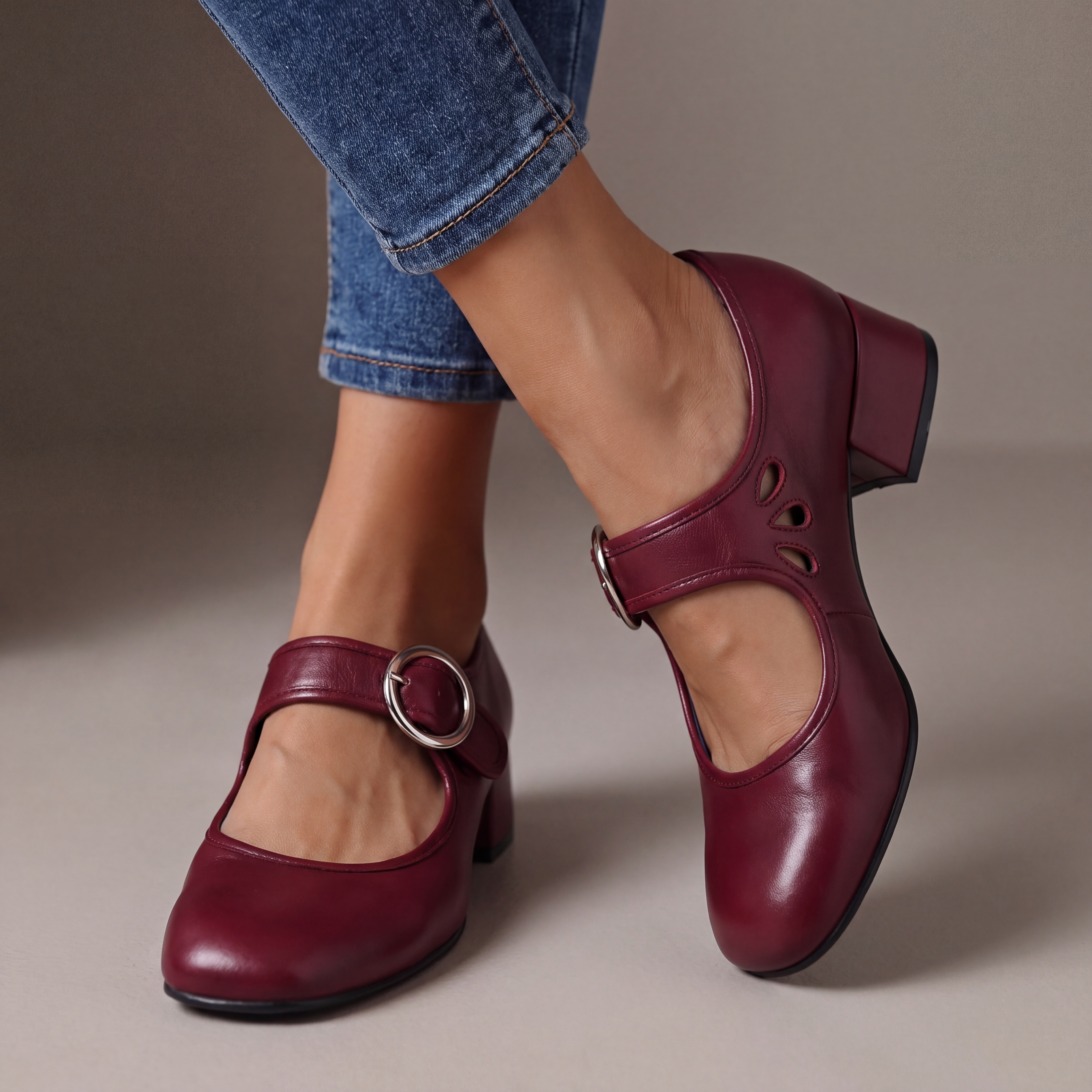 Josephine - Sapatos em Couro Confortáveis