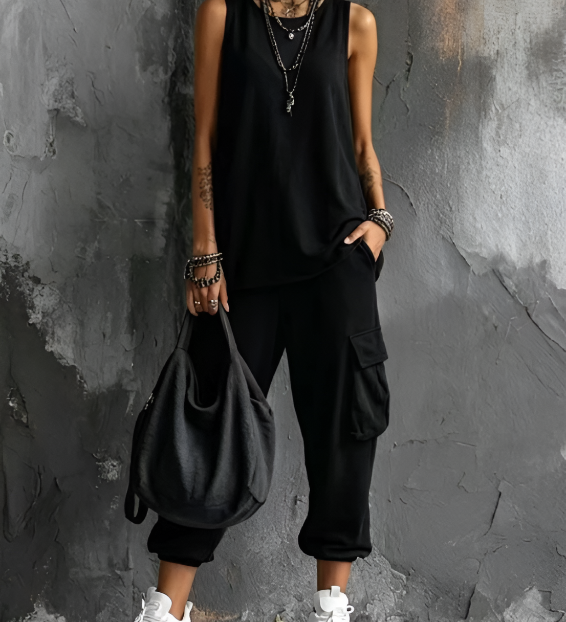 Valentina | Conjunto Casual com Bolsos Práticos