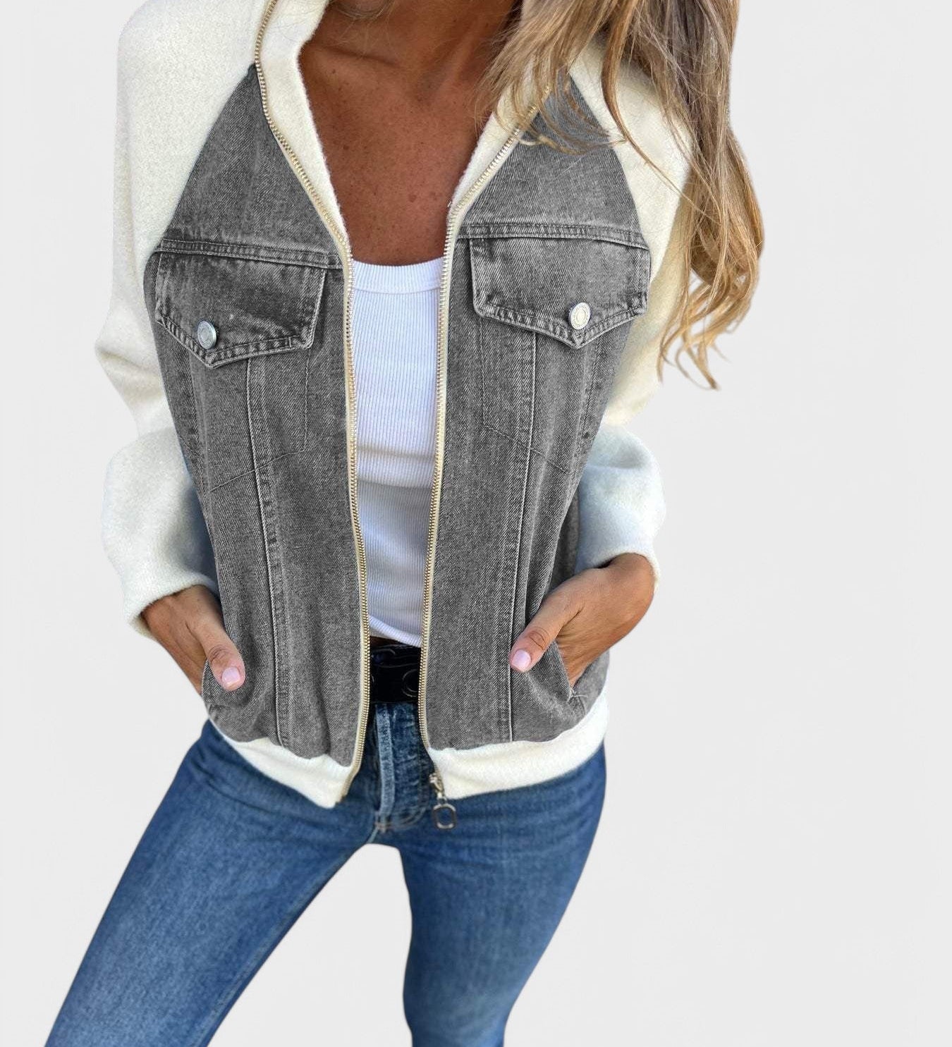 Zoe™ - Casaco de Ganga