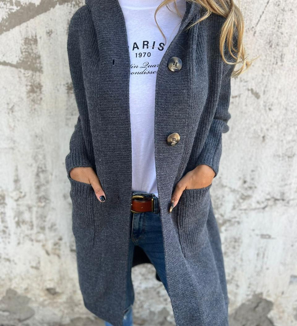 Sandra | Casaco de Malha Comprido e Elegante