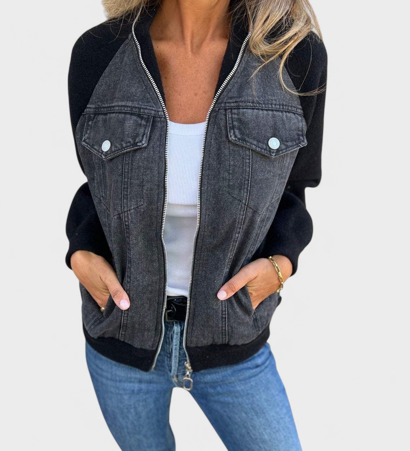 Zoe™ - Casaco de Ganga