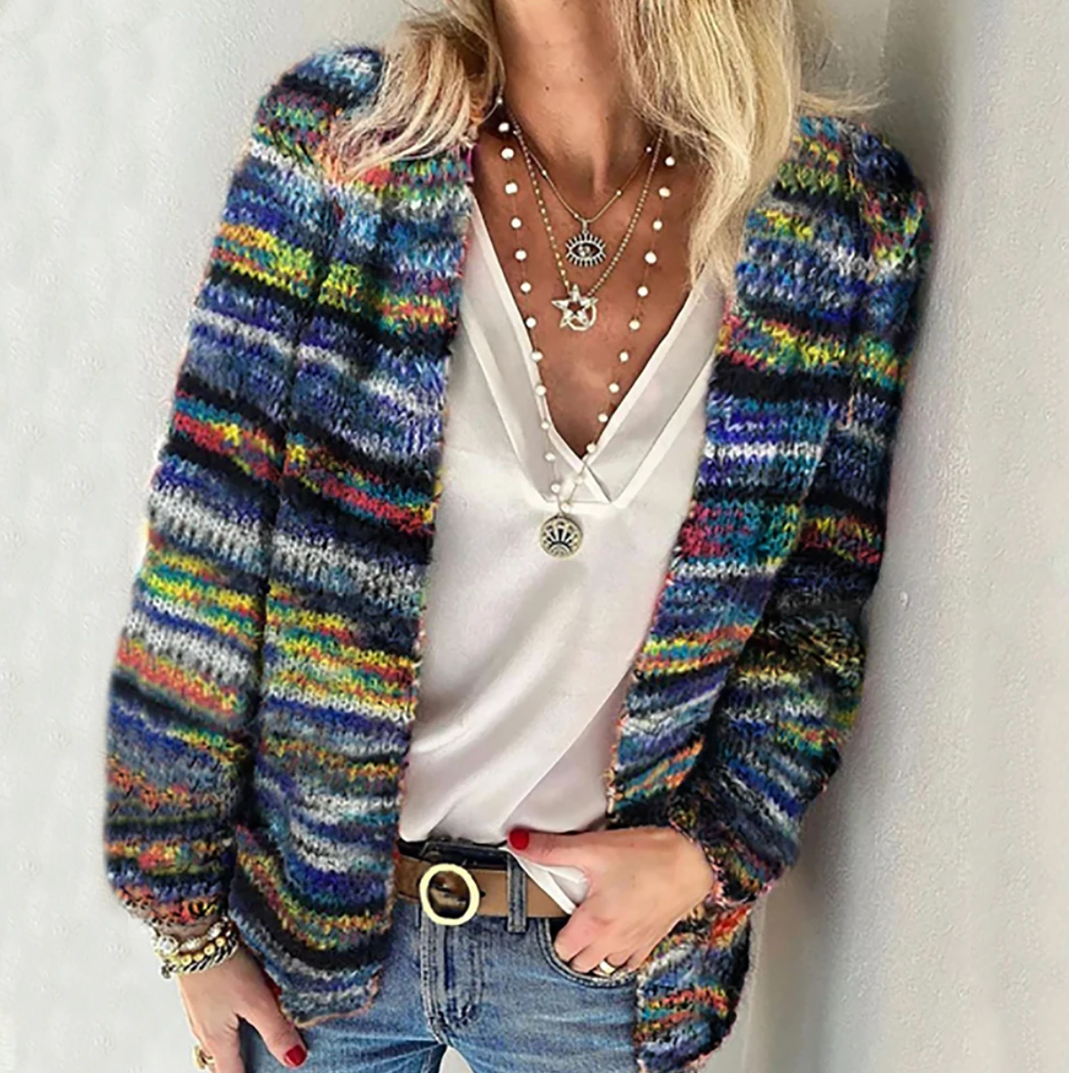 Palmira - Cardigan Multicolor
