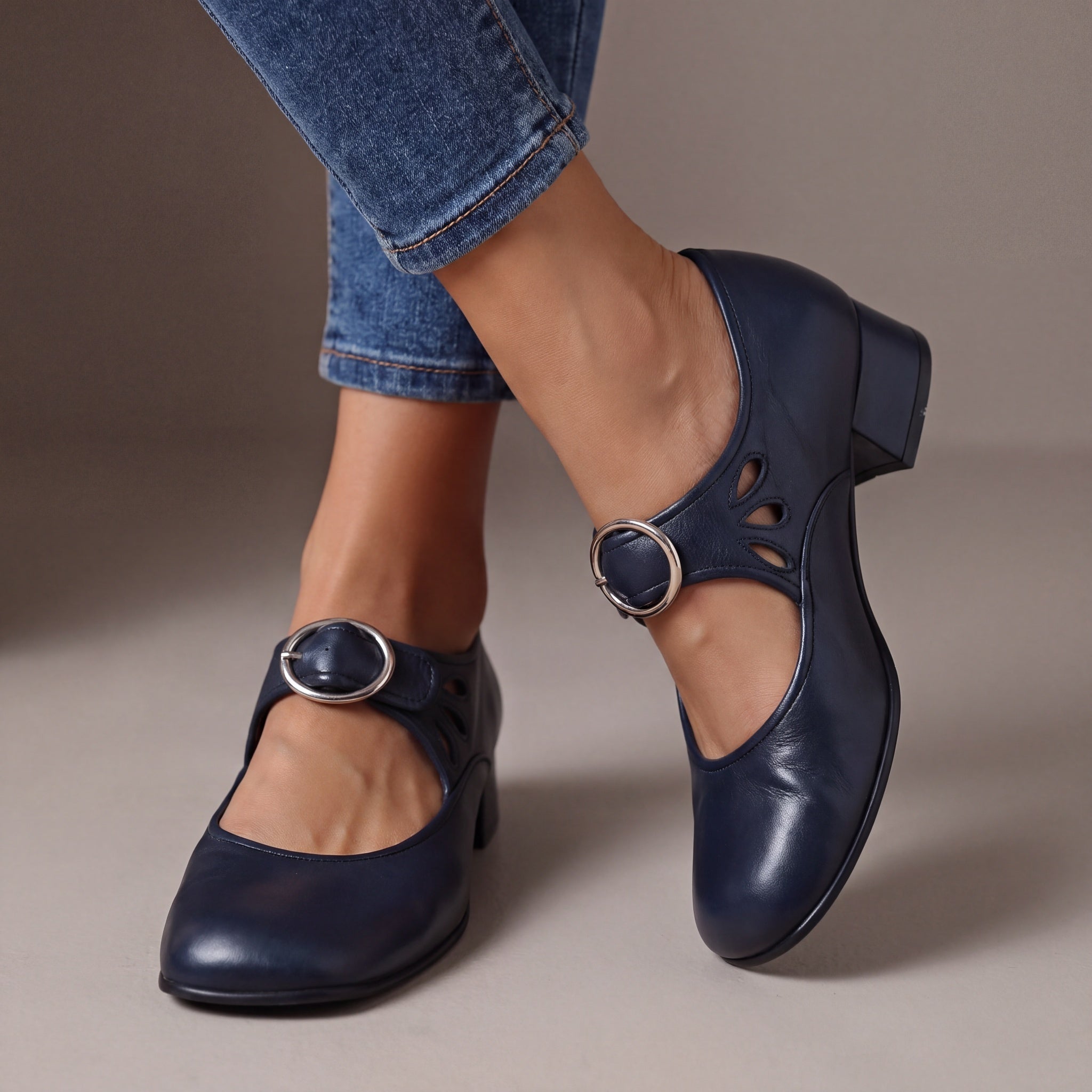 Josephine - Sapatos em Couro Confortáveis